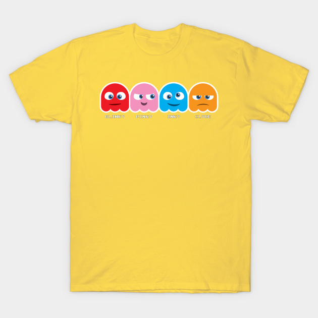 Pacman Ghosts Pacman T Shirt Teepublic 1052